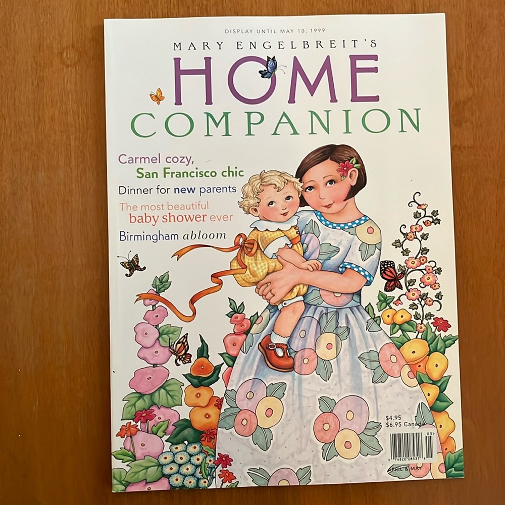 Mary Engelbreit Home Companion Magazine & Ann Estelle Paper Doll April/May 1999